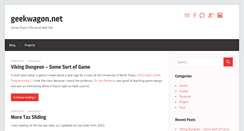 Desktop Screenshot of geekwagon.net